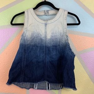 We The Free Call On Me Top Size Xsmall Denim Jean